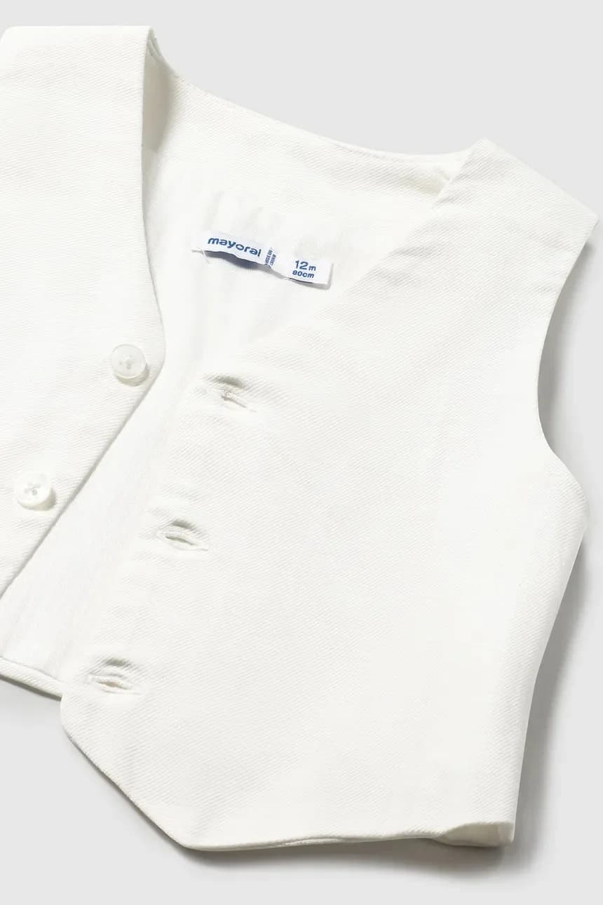 Детский жилет из смесового льна - фото 3