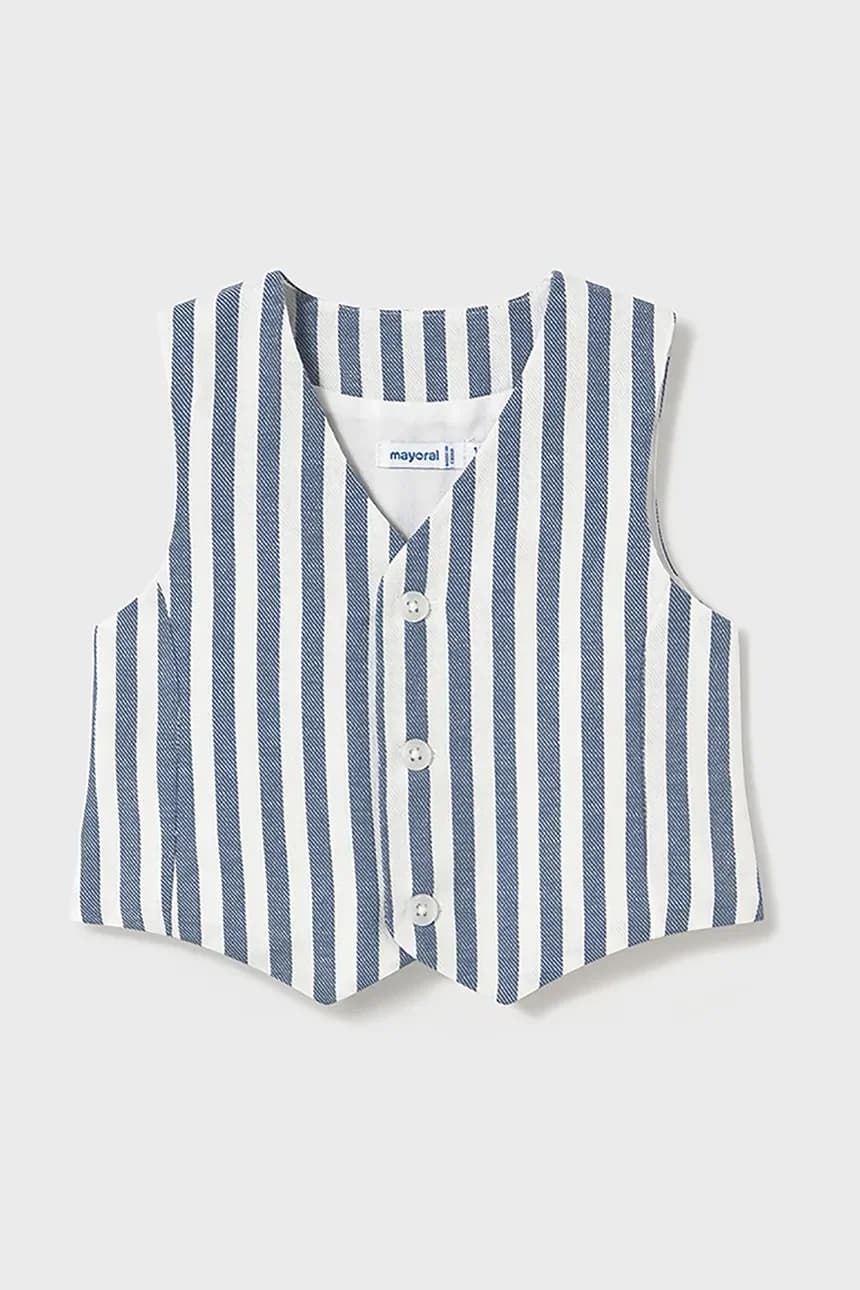 Детский жилет из смесового льна