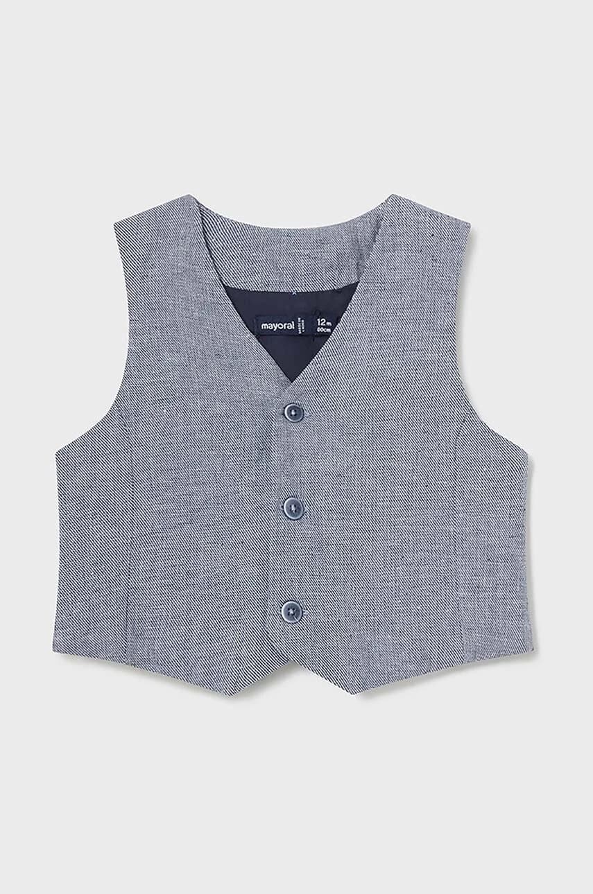 Детский жилет из смесового льна