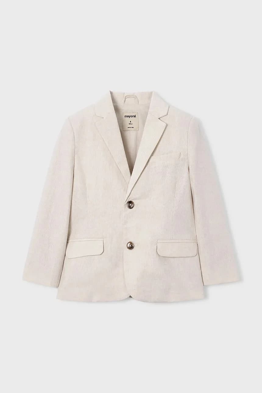 Детская куртка из смесового льна - фото 2