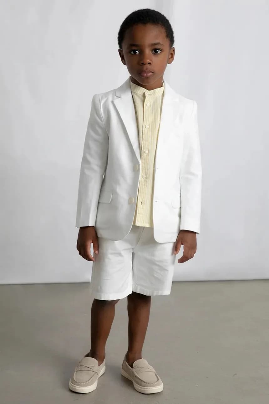 Детская куртка из смесового льна - фото 6