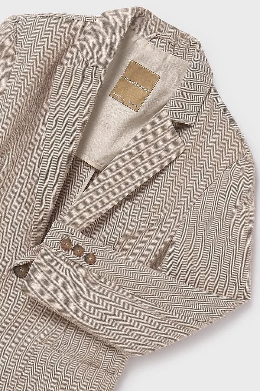 Детская куртка из смесового льна - фото 4