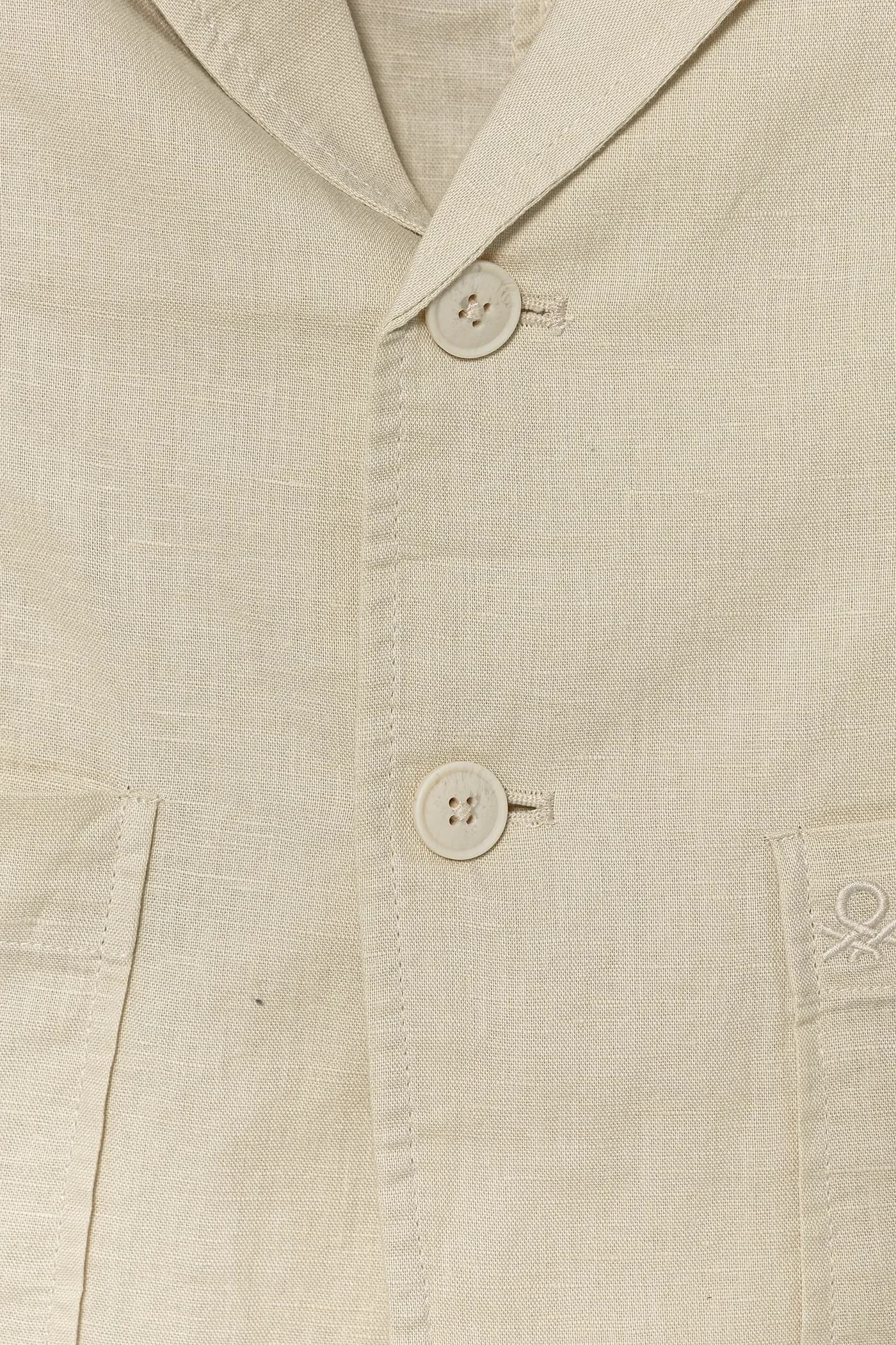 Детская льняная куртка - фото 3