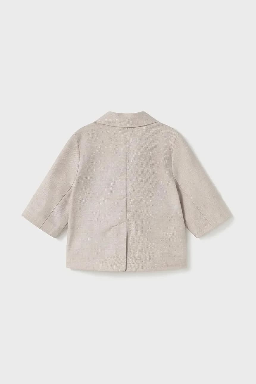 Детская куртка из смесового льна - фото 2