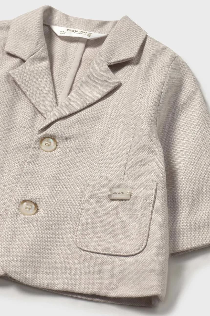 Детская куртка из смесового льна - фото 3