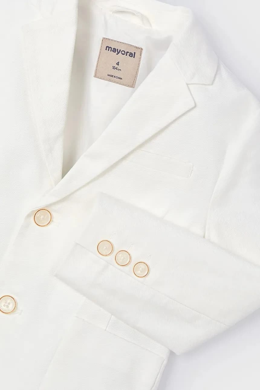 Детская куртка из смесового льна - фото 4