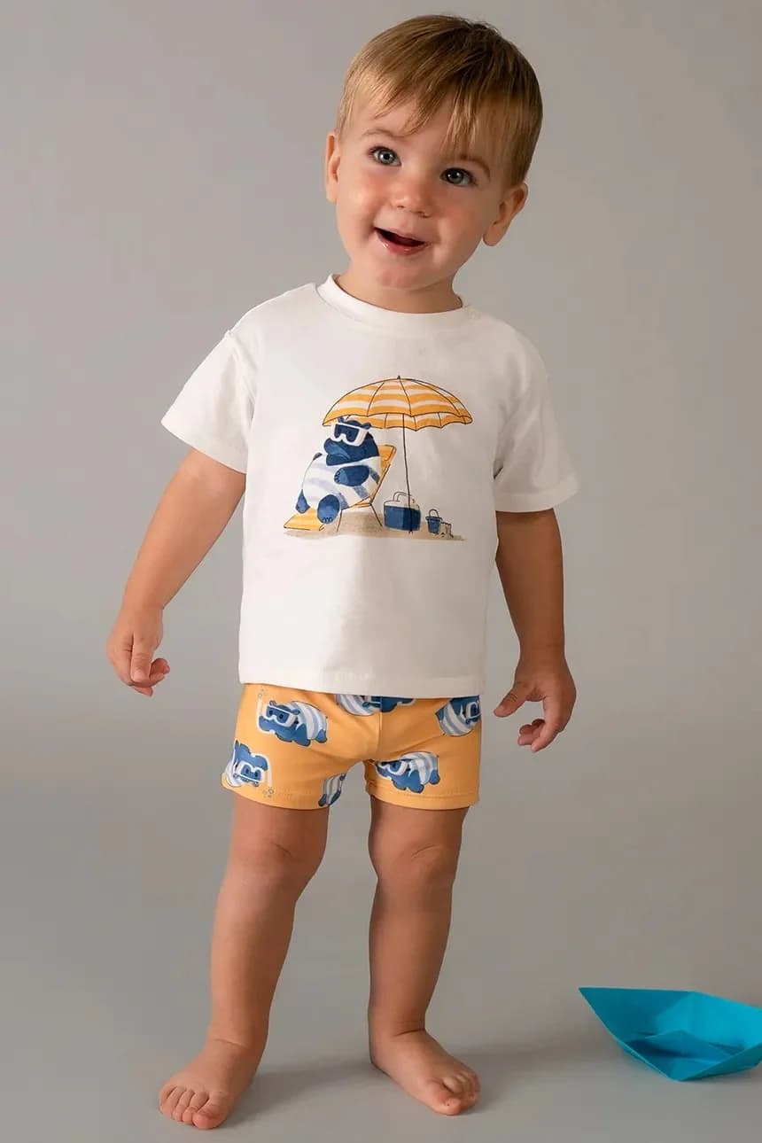 Детский купальный костюм