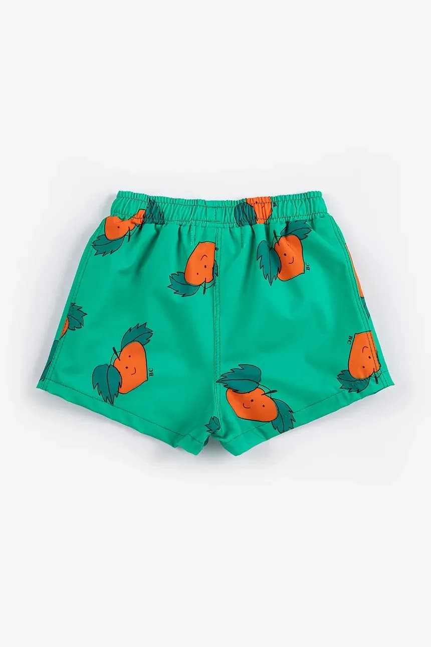 Детские плавки-шорты мандаринового цвета - фото 3