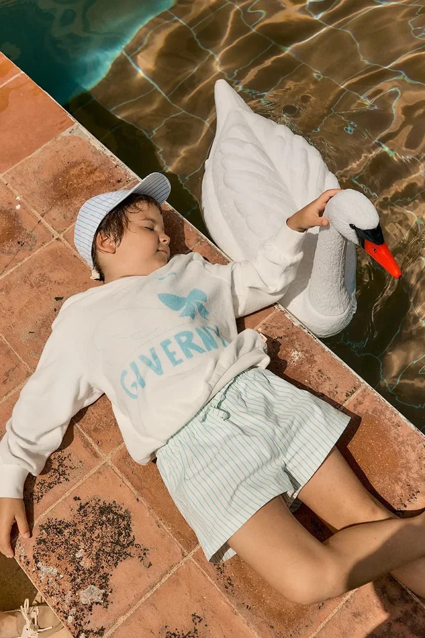 Детские шорты для плавания CYAN FINE STRIPES TRUNKS