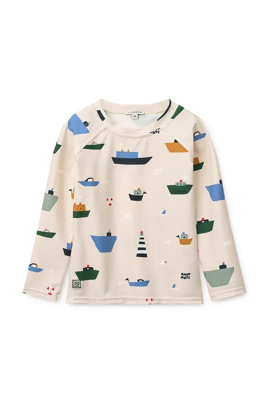 Детская футболка для плавания с длинными рукавами и принтом Noah
