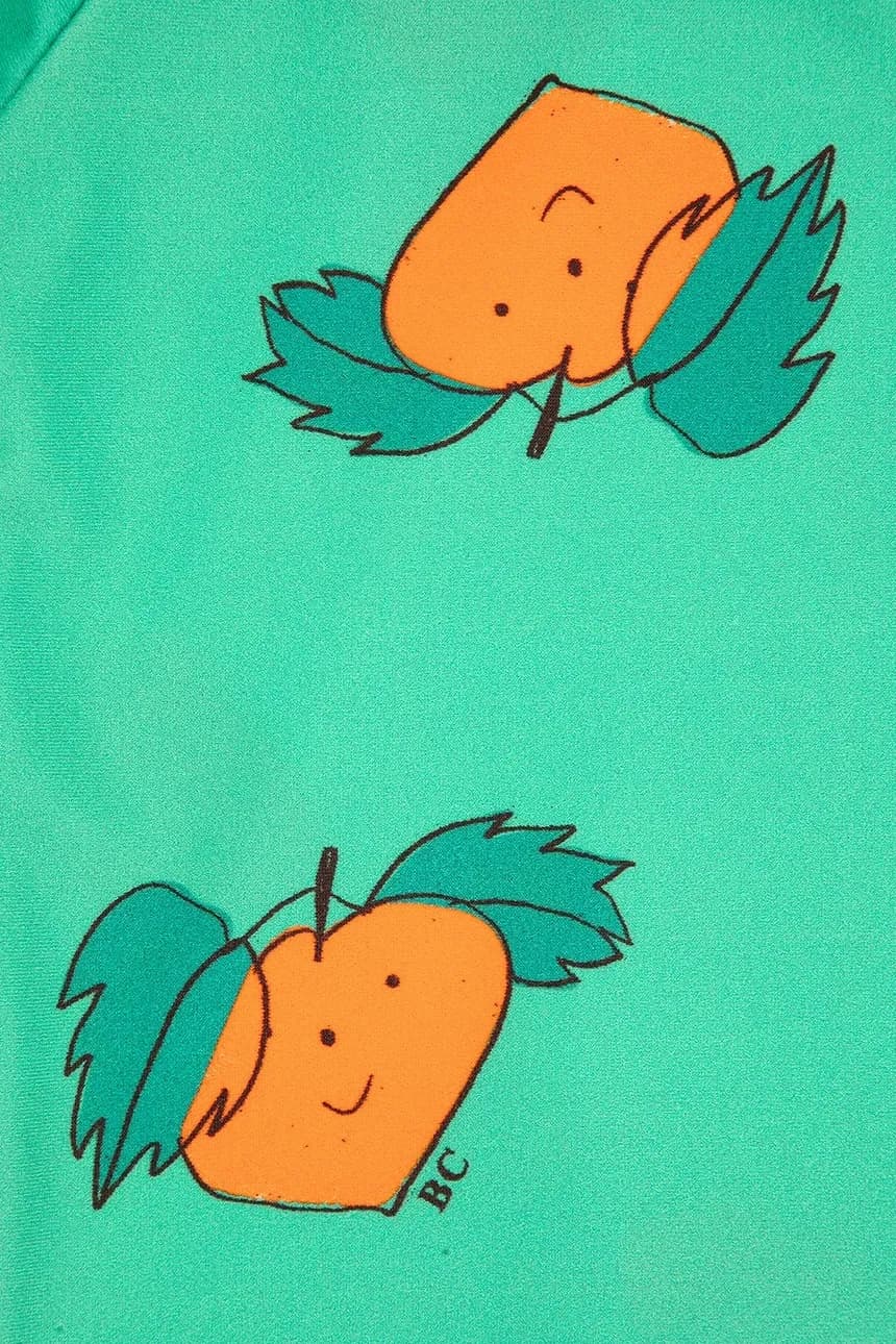 Детский купальник с длинными рукавами мандариновый - фото 4