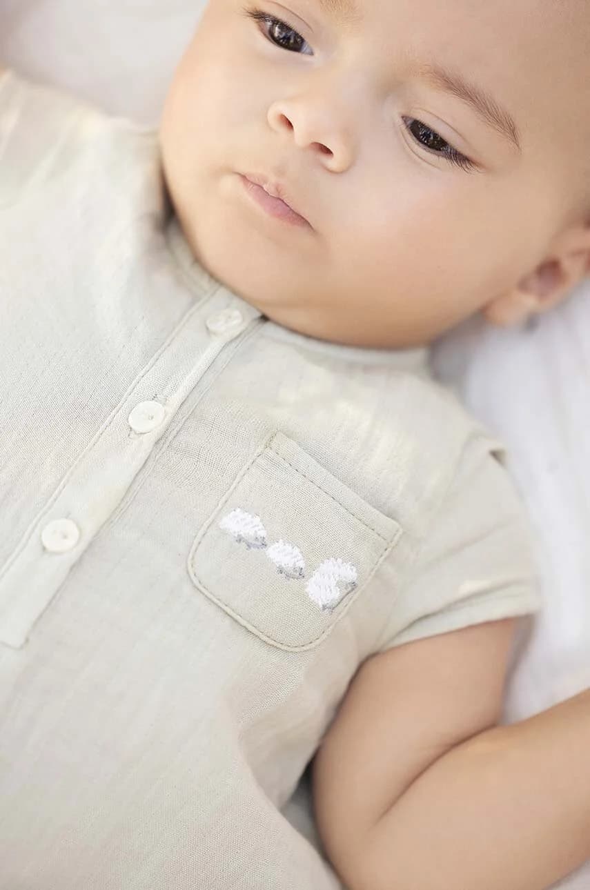 Хлопковые детские комбинезоны - фото 5