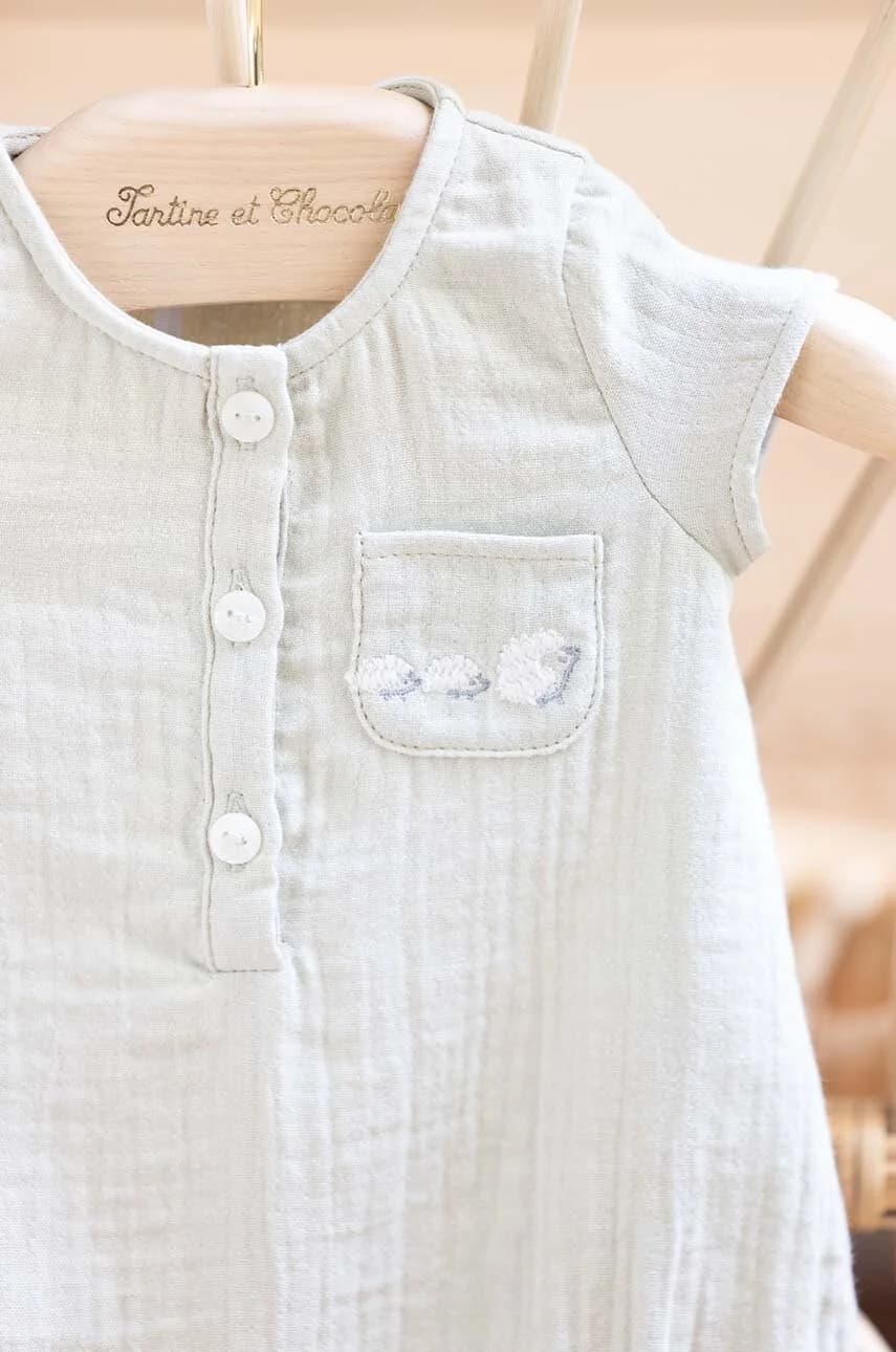 Хлопковые детские комбинезоны - фото 8