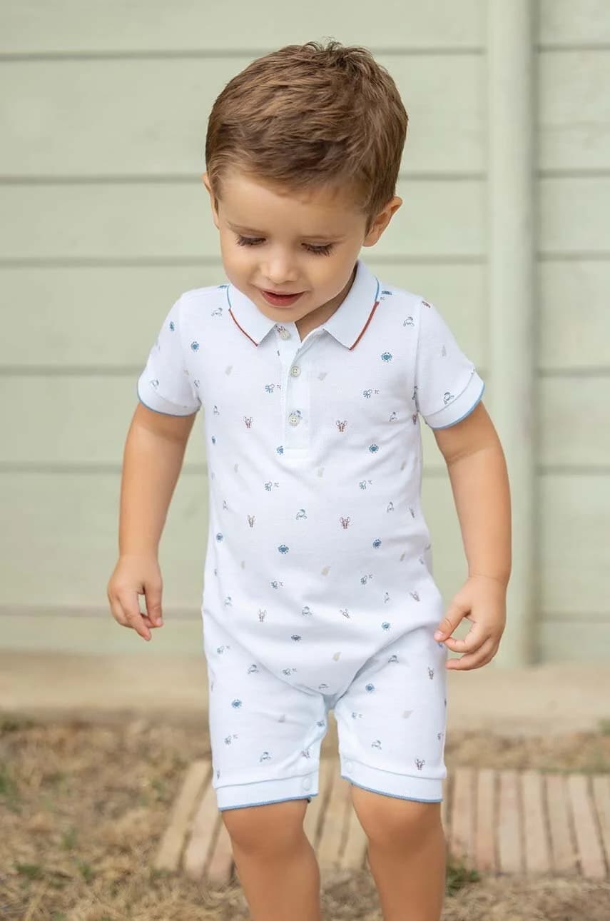 Хлопковые детские комбинезоны