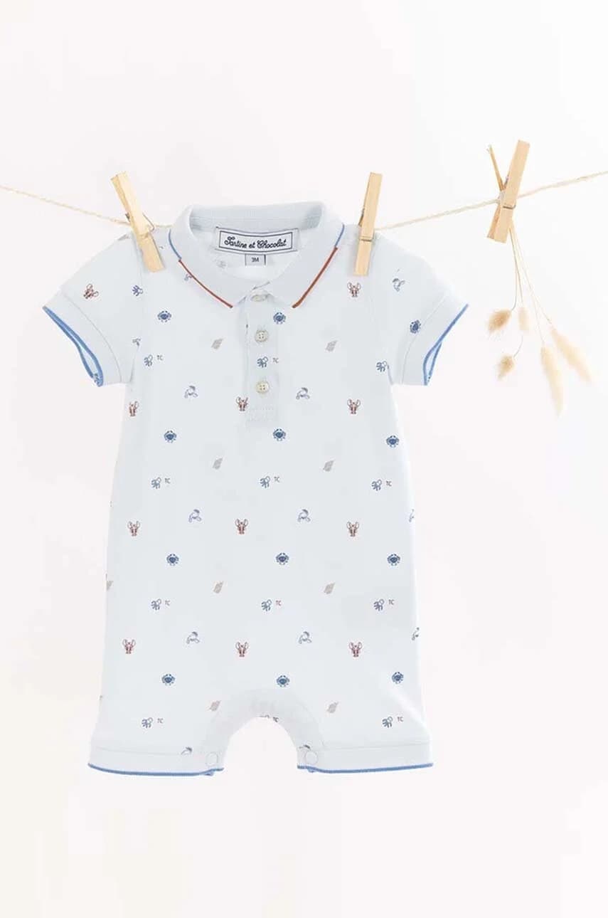 Хлопковые детские комбинезоны - фото 7