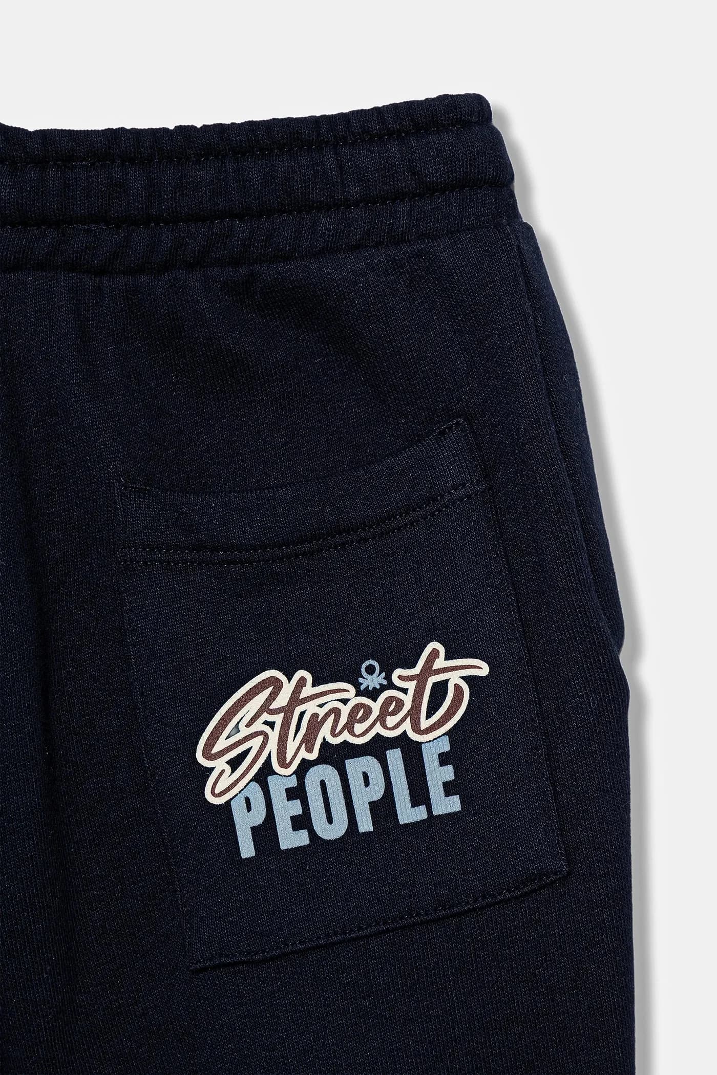 Детские хлопковые спортивные штаны - фото 3