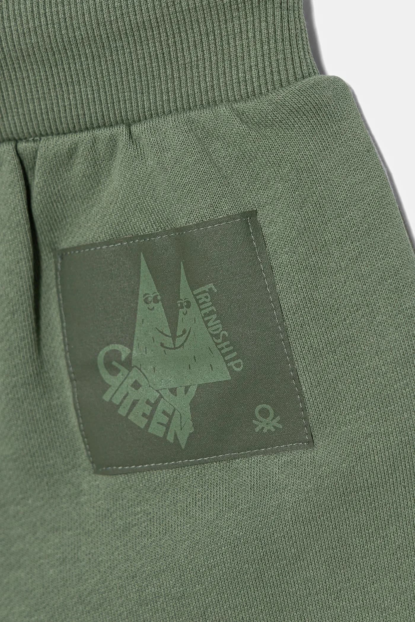 Детские хлопковые спортивные штаны - фото 3