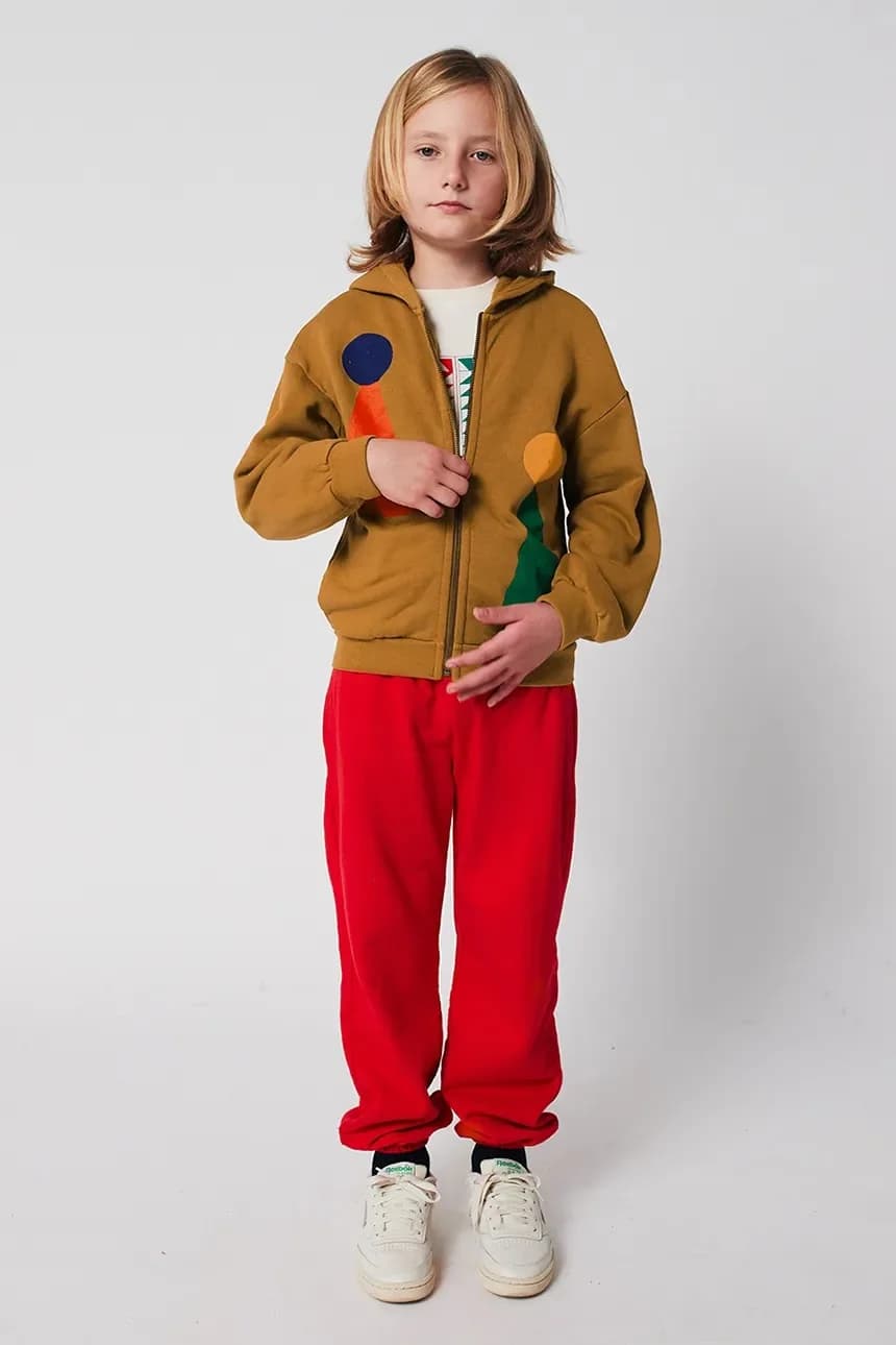 Детские хлопковые спортивные штаны Curve - фото 7