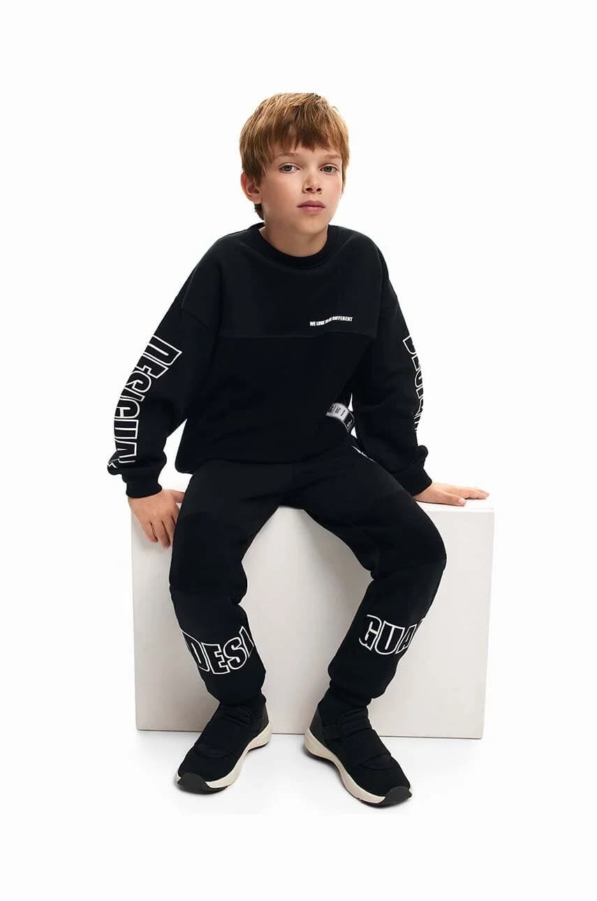 Детские хлопковые спортивные штаны - фото 7