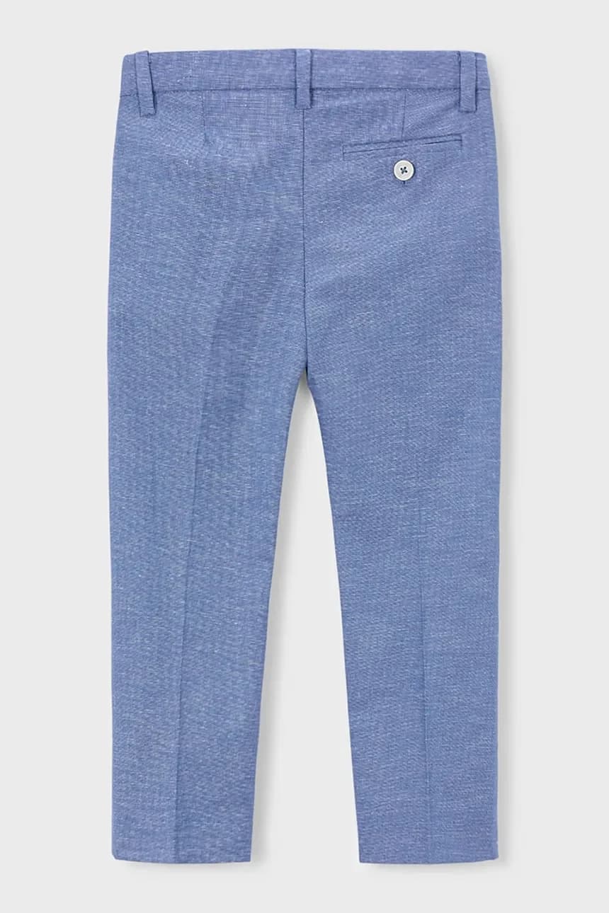 Детские брюки из смесового льна - фото 2