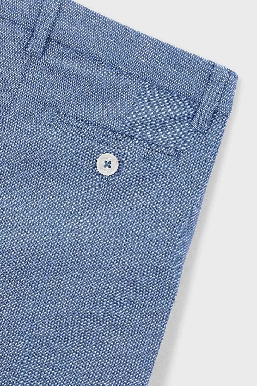 Детские брюки из смесового льна - фото 3