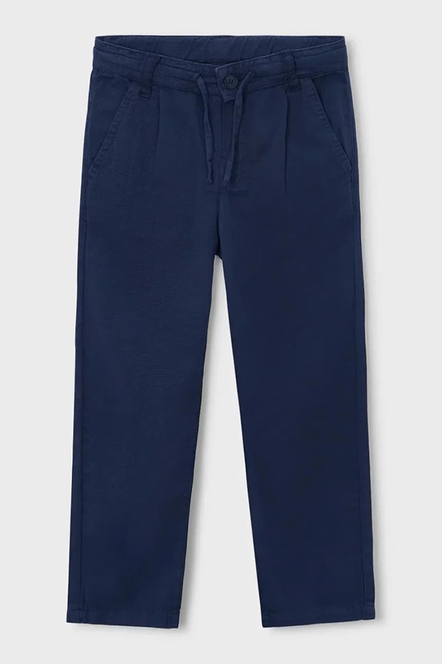 Детские брюки с льном