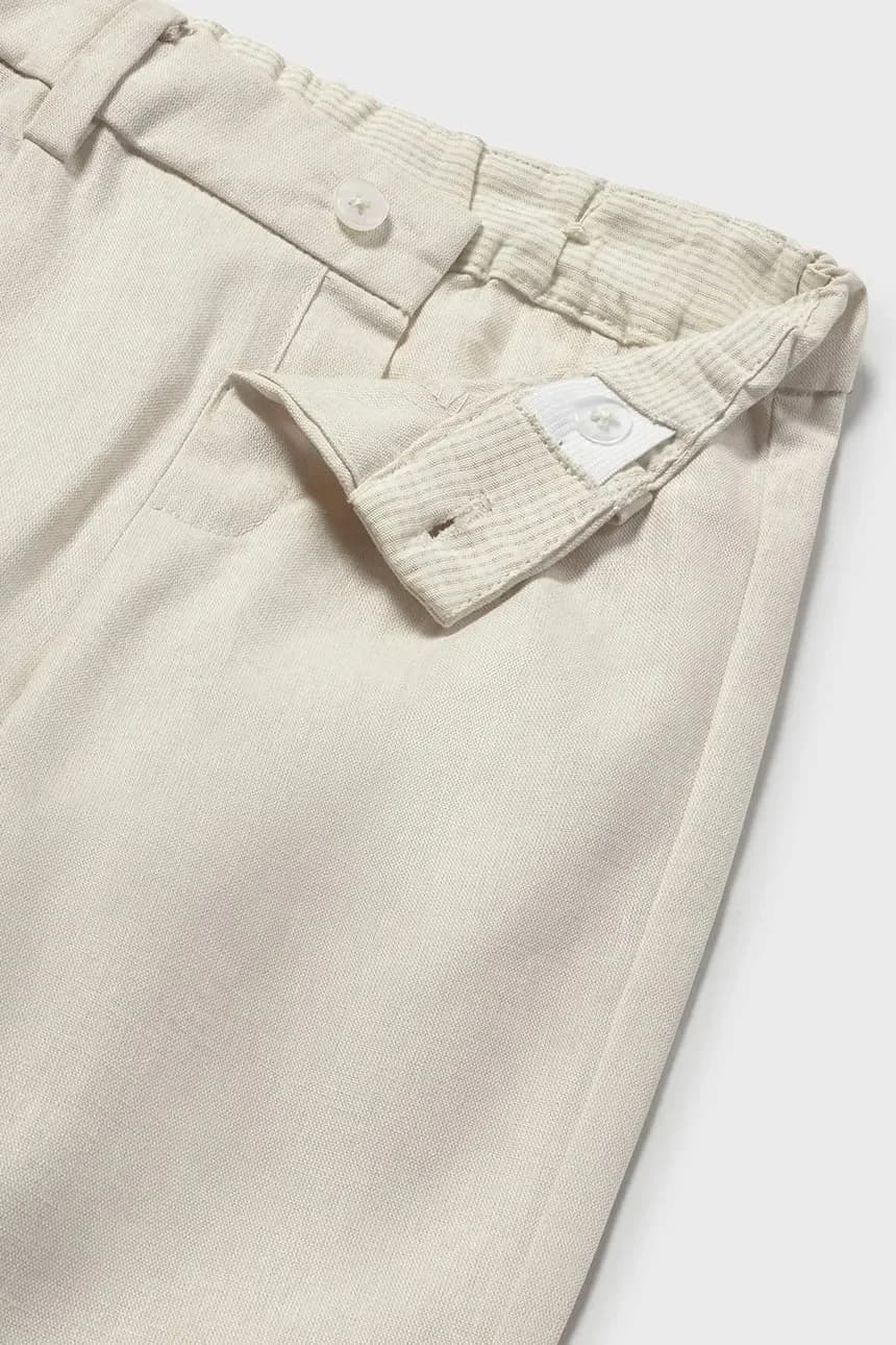 Детские брюки из смесового льна - фото 4