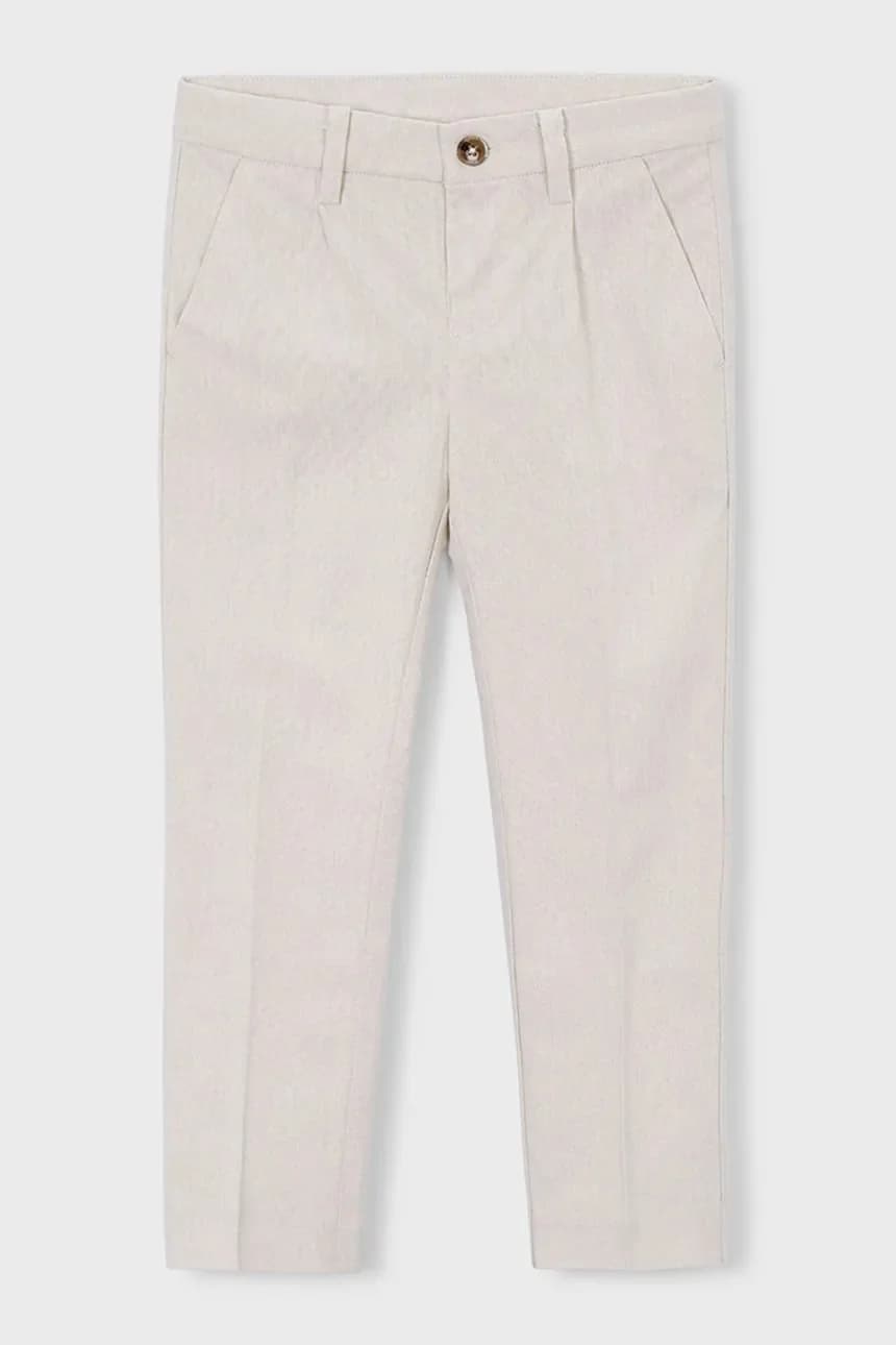 Детские брюки из смесового льна - фото 2