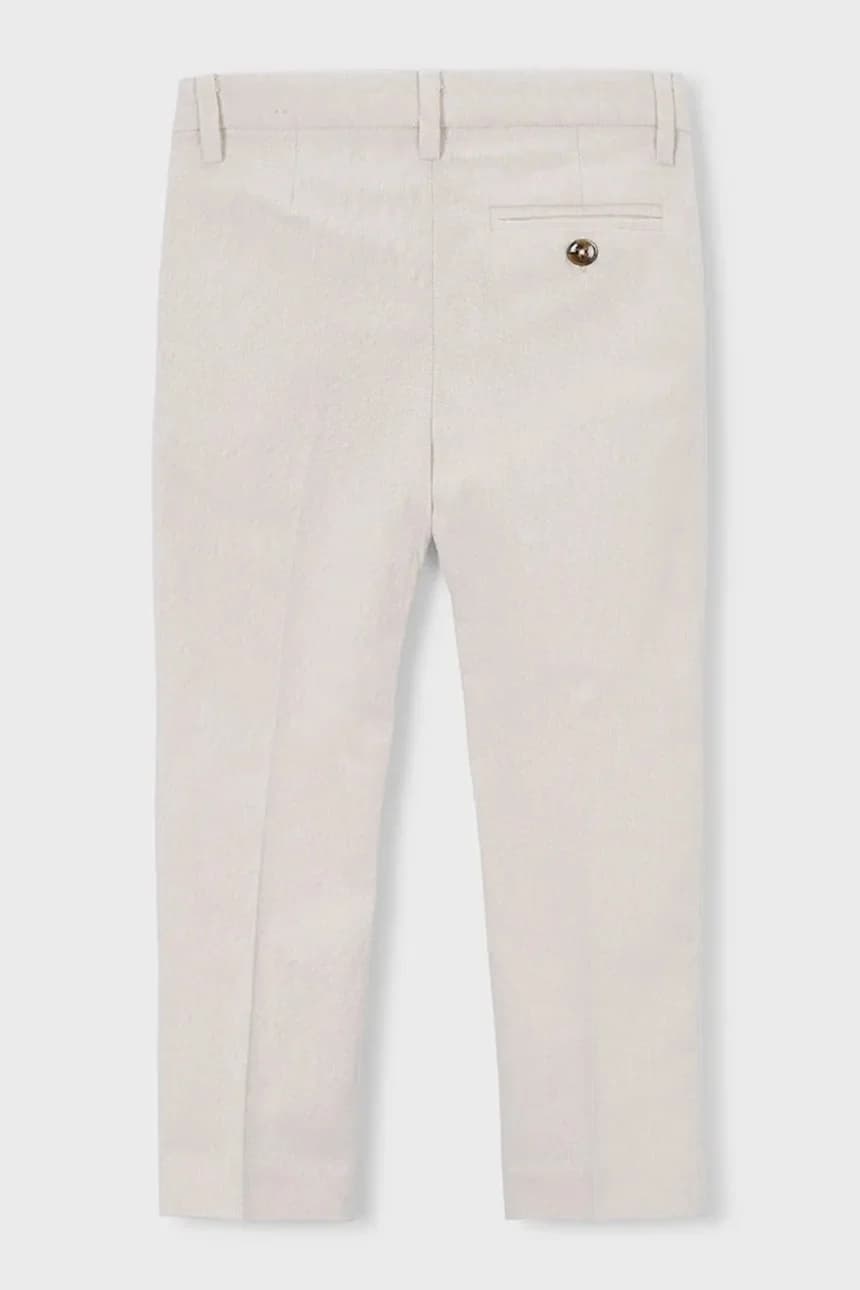 Детские брюки из смесового льна - фото 3