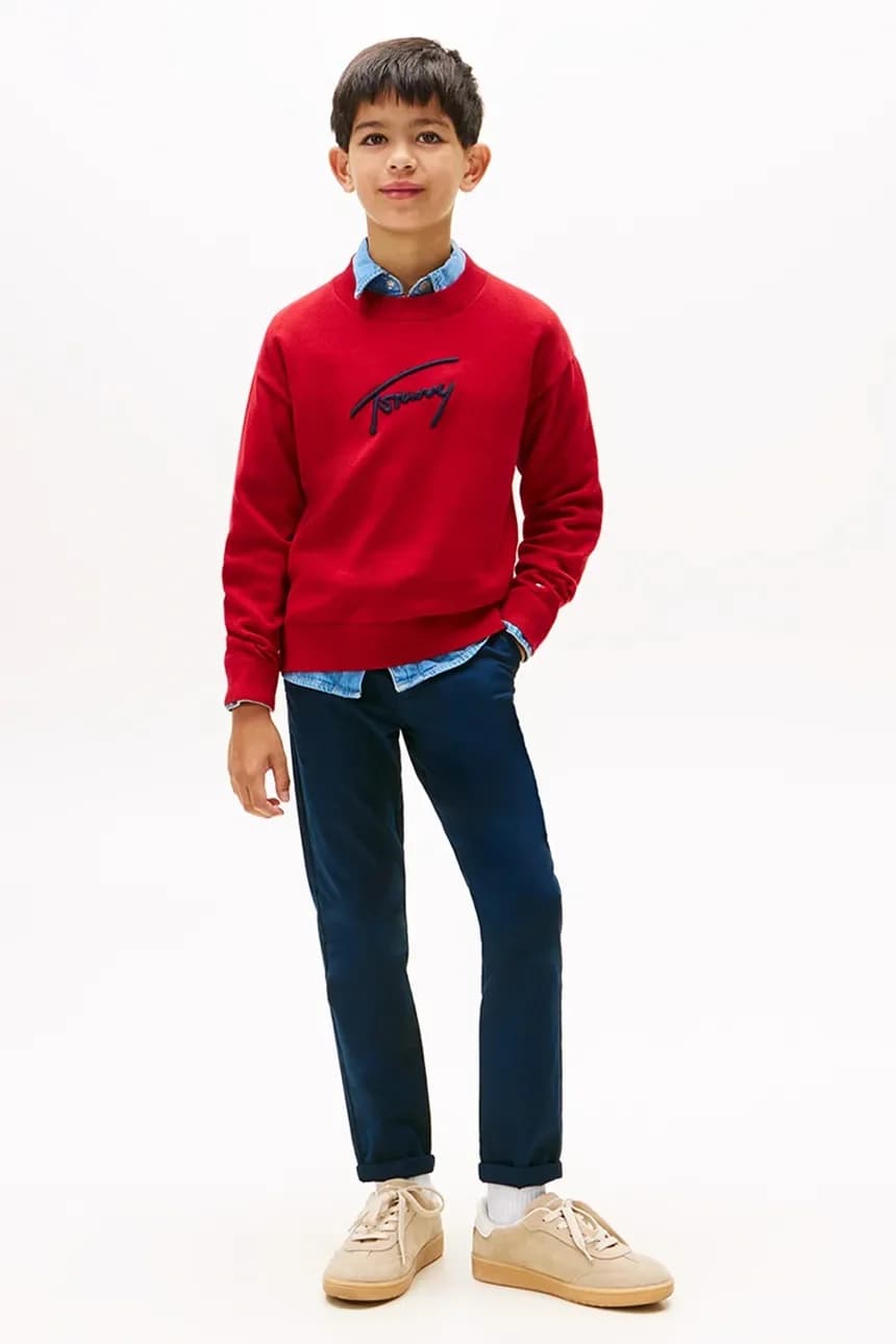 Детские хлопковые брюки