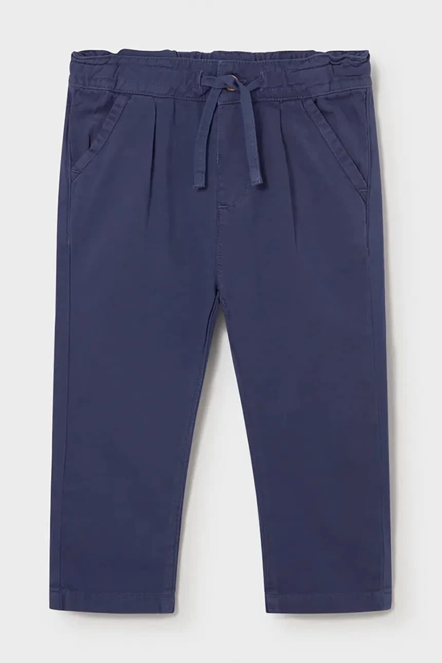 Детские брюки из смесового льна