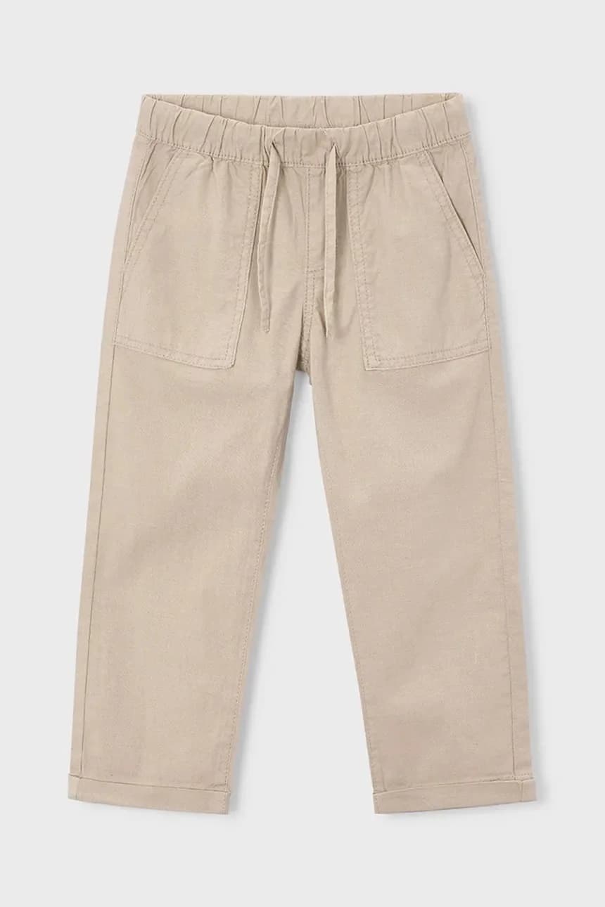 Детские брюки с льном