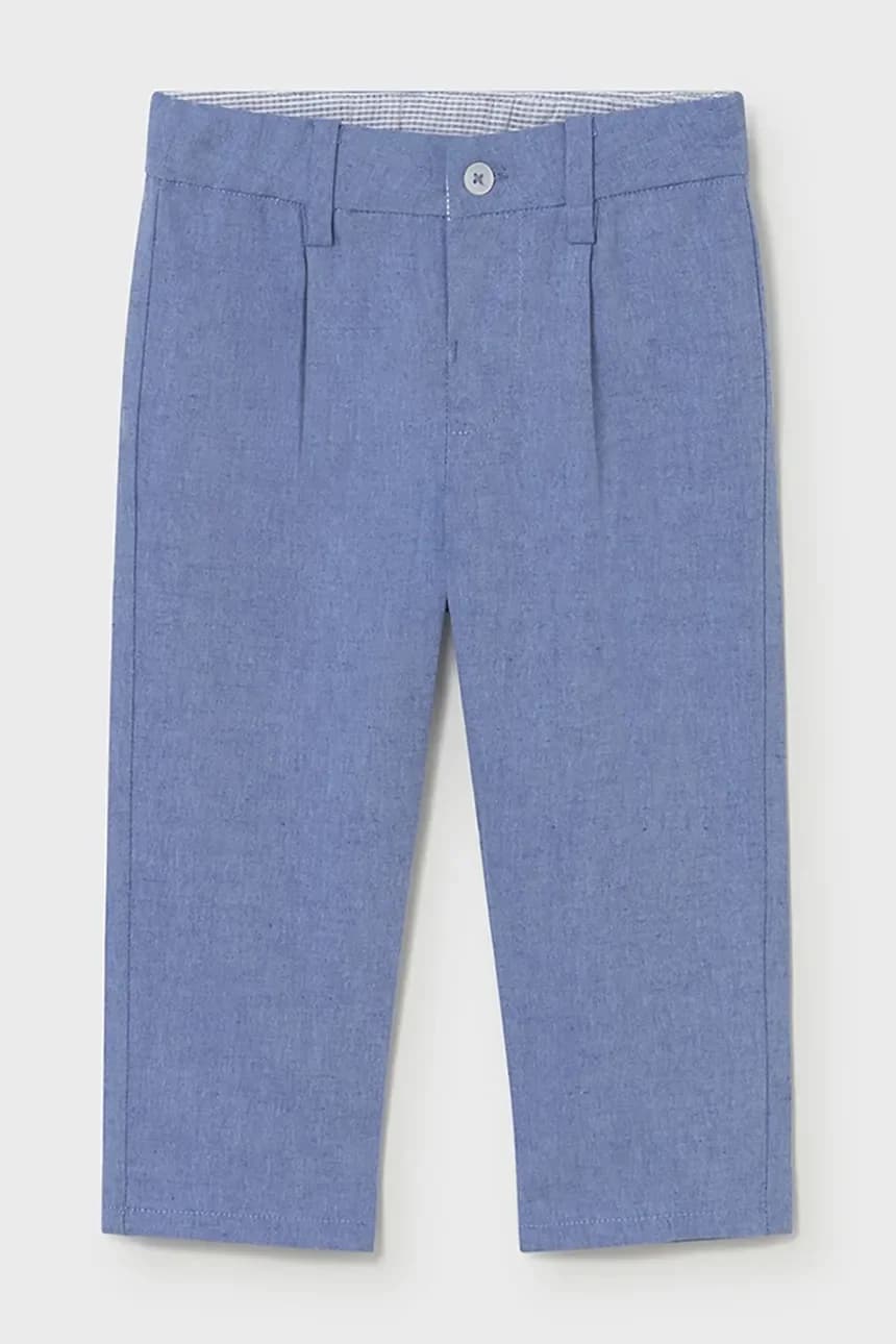 Детские брюки из смесового льна - фото 2