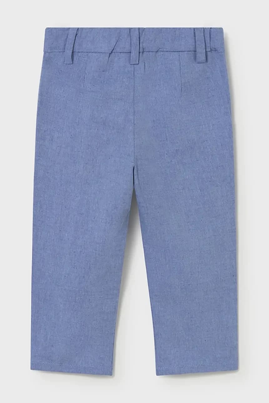 Детские брюки из смесового льна - фото 3