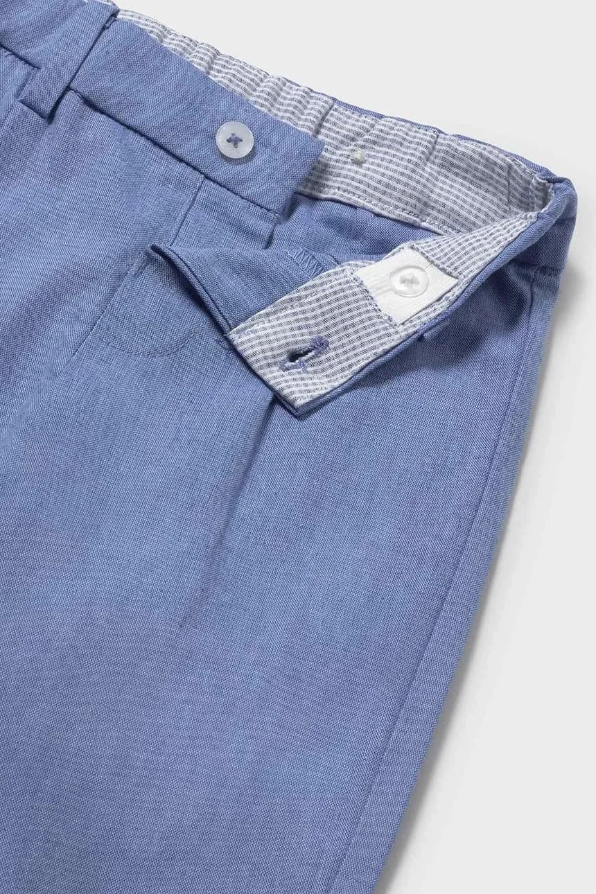 Детские брюки из смесового льна - фото 4