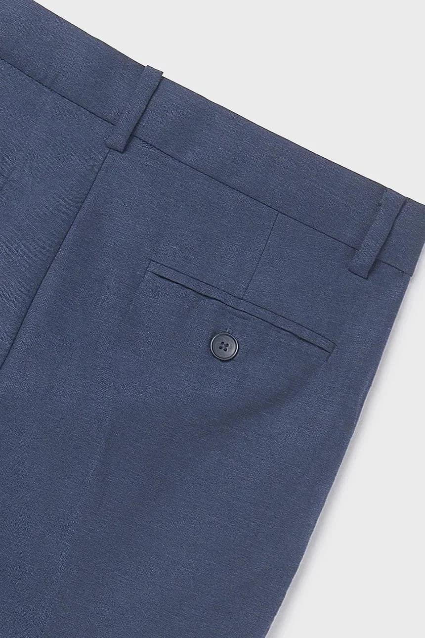 Детские брюки из смесового льна - фото 4