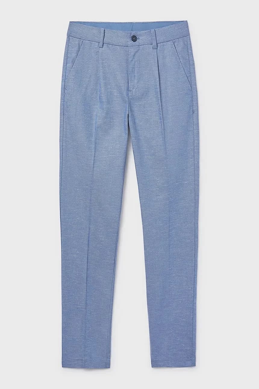 Детские брюки из смесового льна - фото 2
