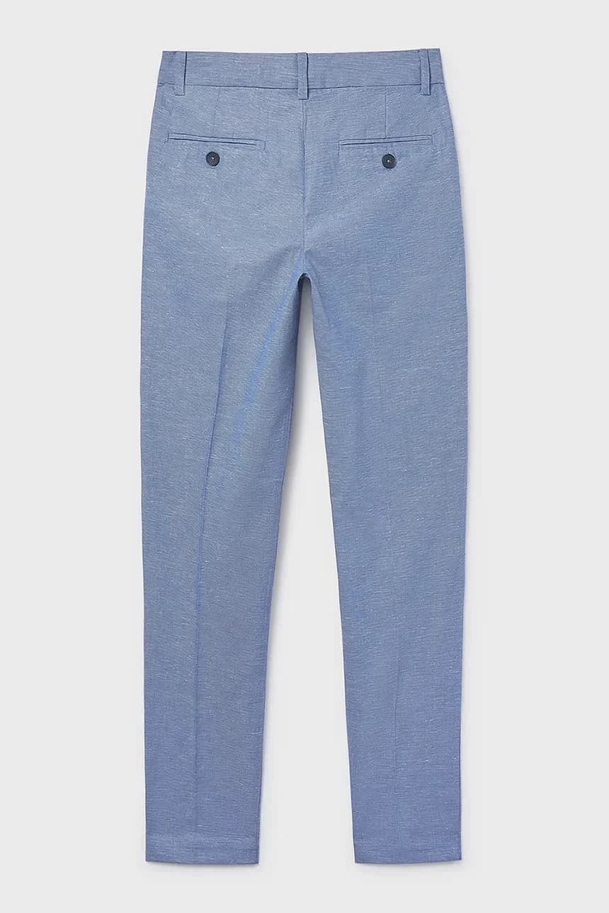 Детские брюки из смесового льна - фото 3