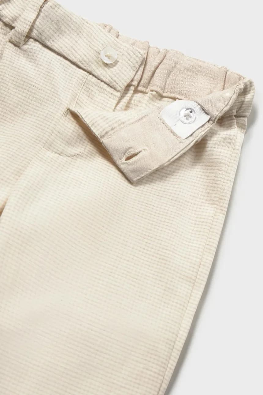 Детские брюки из смесового льна - фото 3