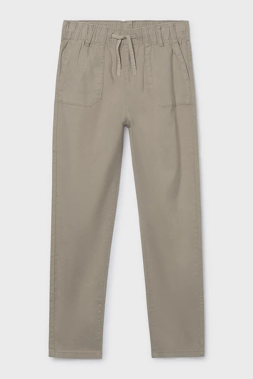 Детские брюки с льном