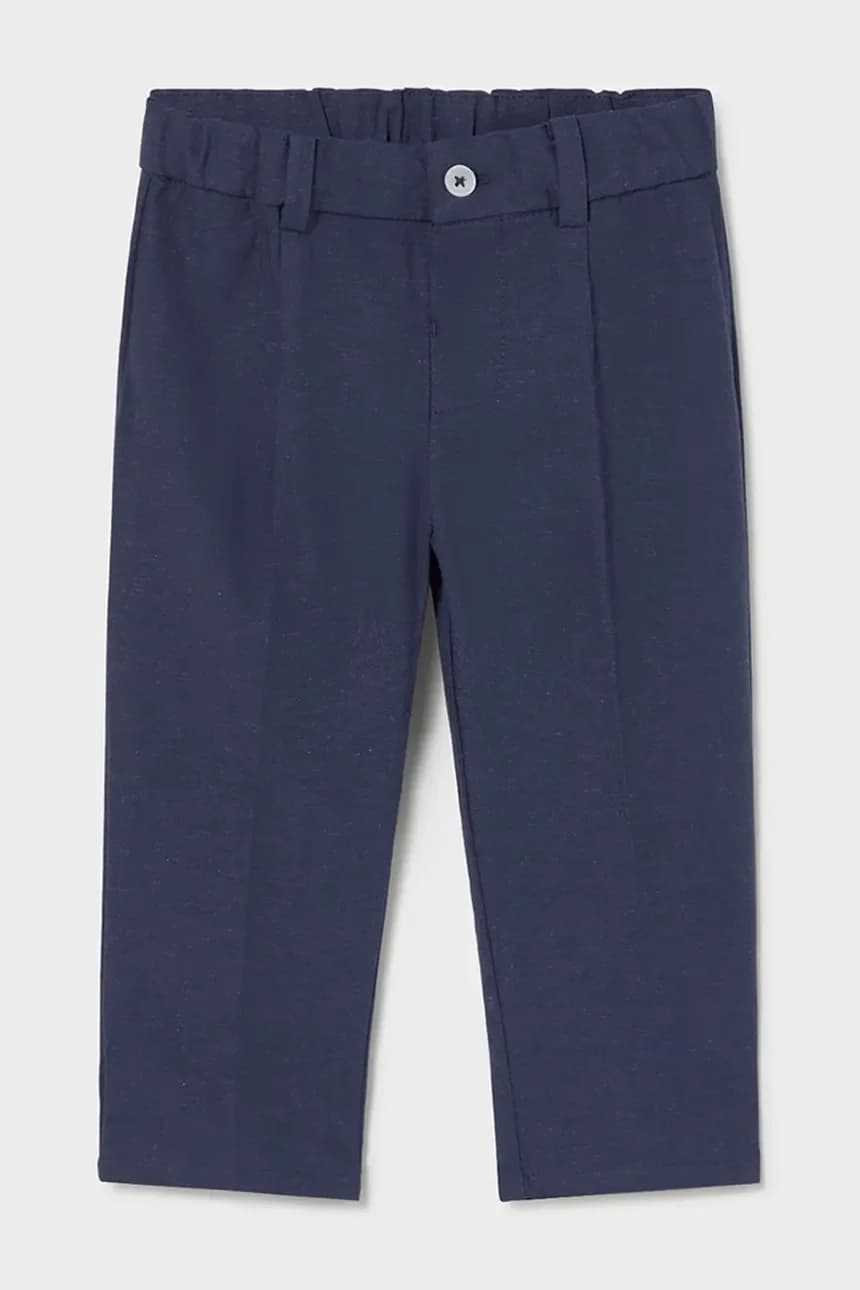 Детские брюки из смесового льна