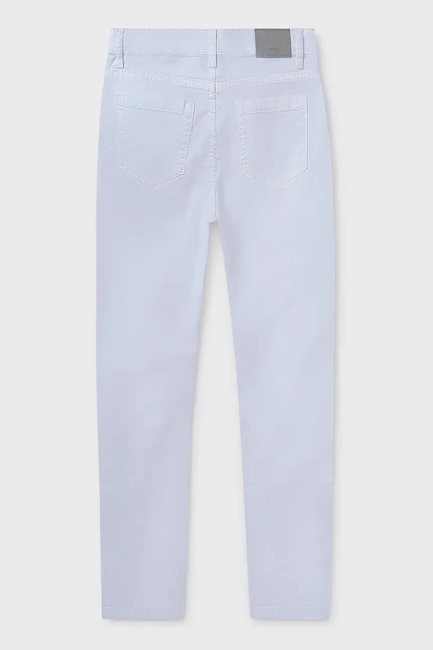 Базовые детские брюки приталенного кроя - фото 2