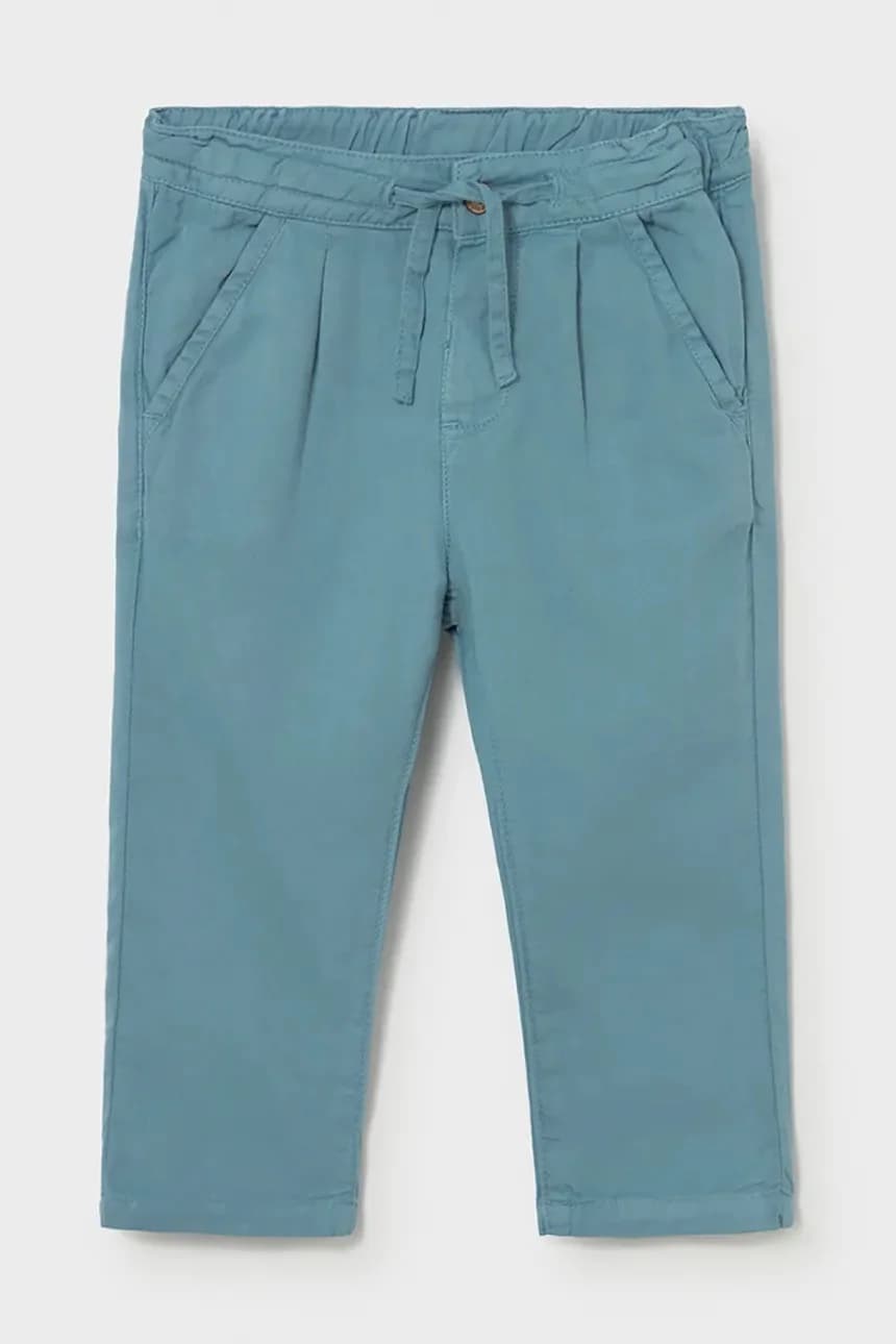 Детские брюки из смесового льна