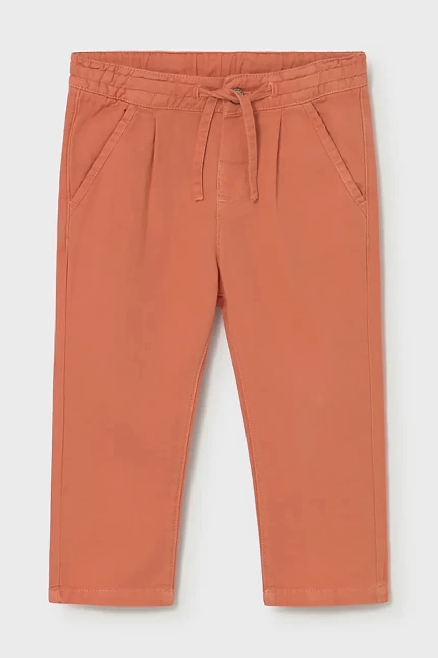 Детские брюки из смесового льна