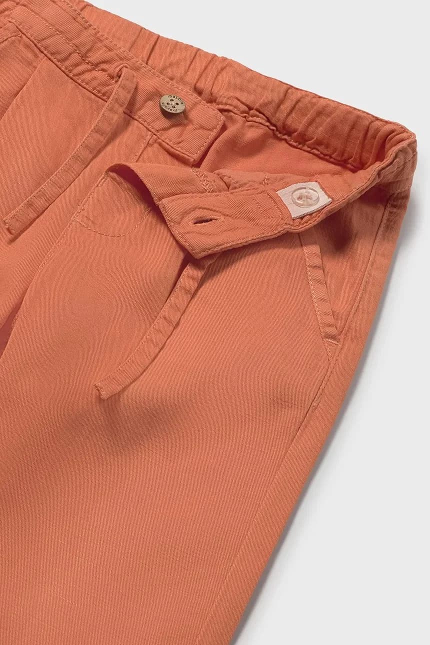 Детские брюки из смесового льна - фото 3