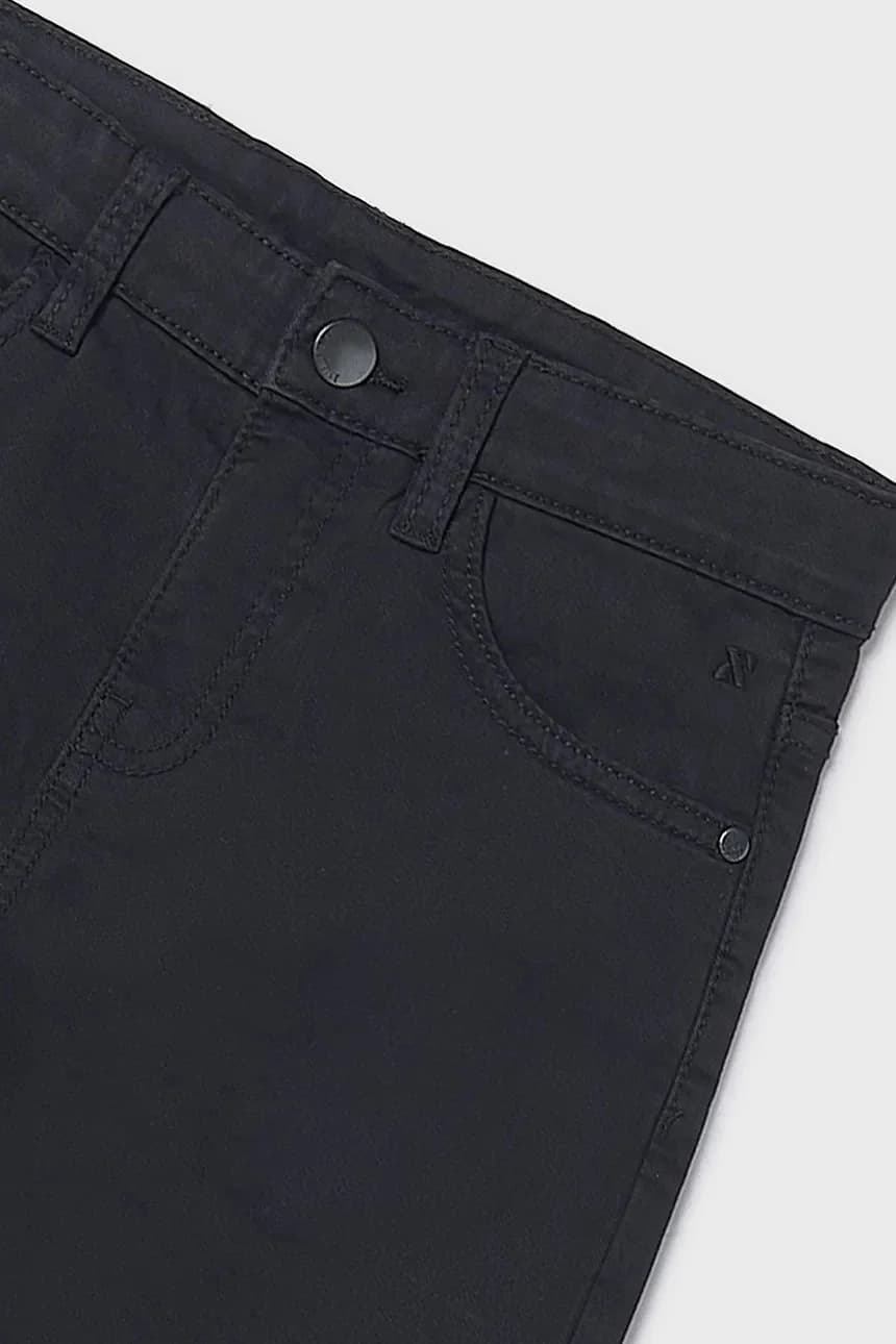 Базовые детские брюки приталенного кроя - фото 3