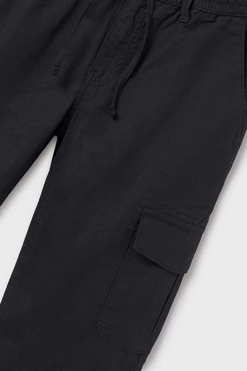 Детские брюки из смесового льна - фото 4