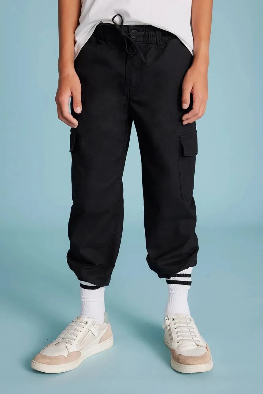 Детские брюки из смесового льна - фото 5