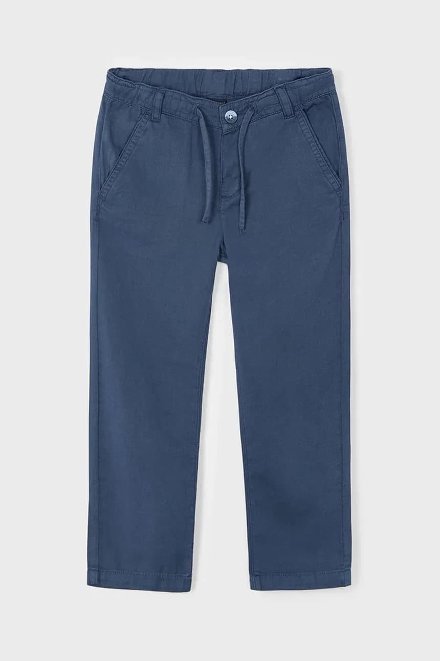 Детские брюки из смесового льна