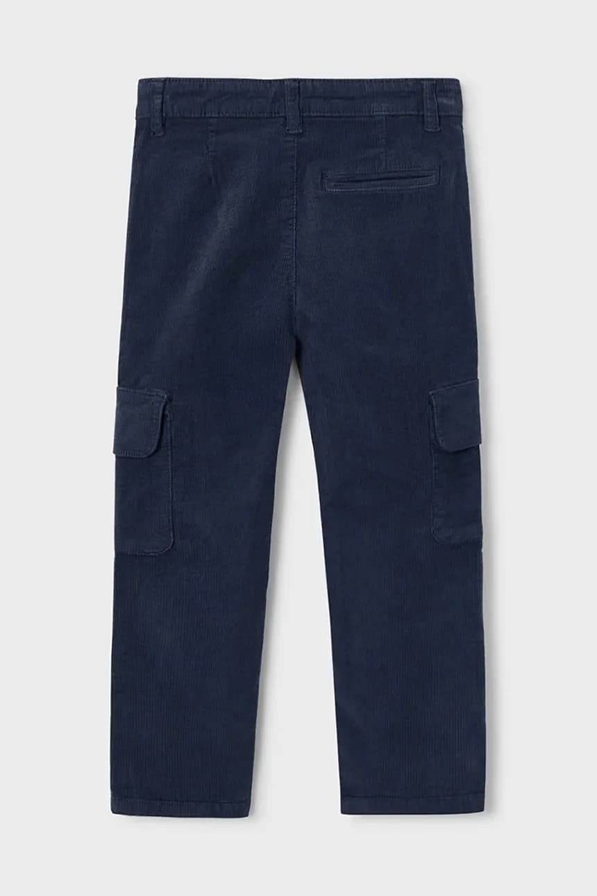 Детские вельветовые брюки-карго - фото 2